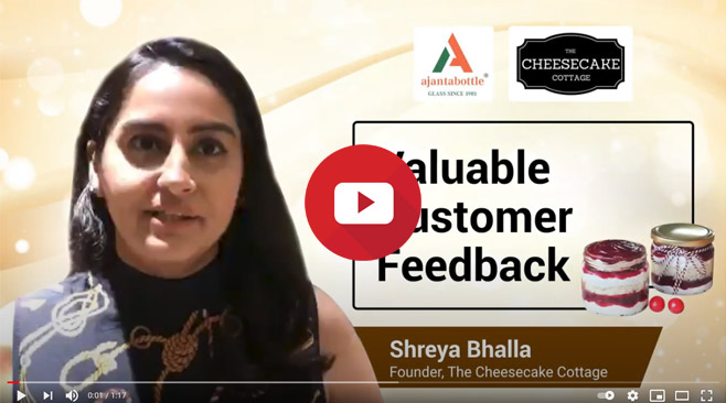 AMBARELLA BRANDS PRIVATE LIMITED quality glass jars at best prices- Shreya Bhalla, The Cheesecake Cottage